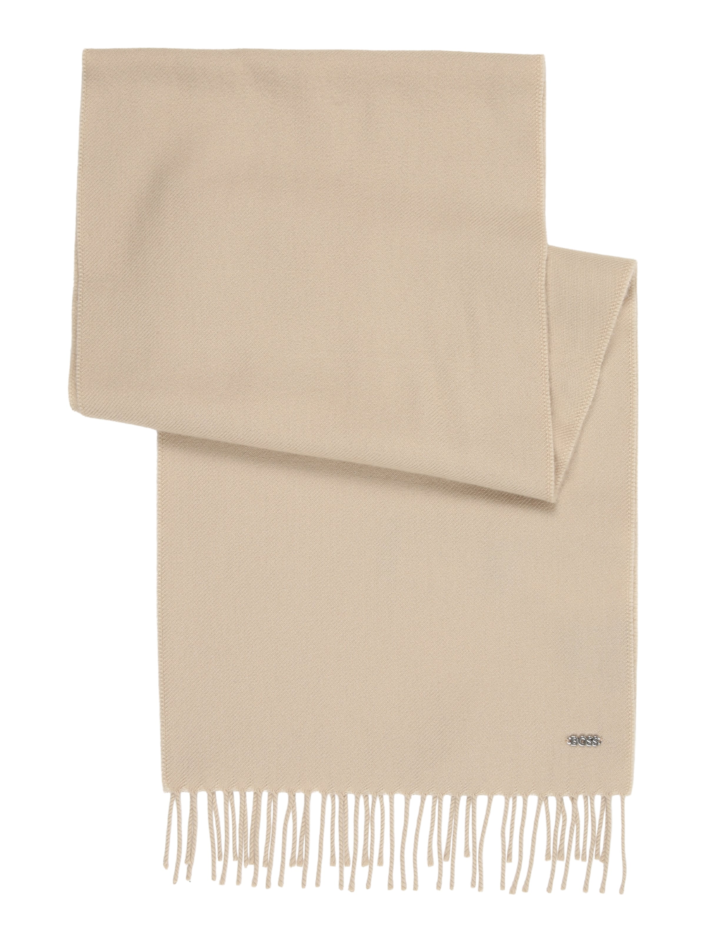 Écharpe 'Zesy' BOSS en beige : devant