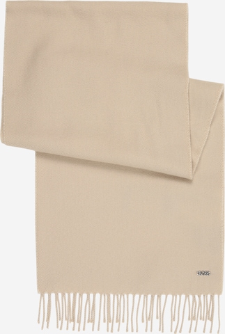 Écharpe 'Zesy' BOSS en beige : devant