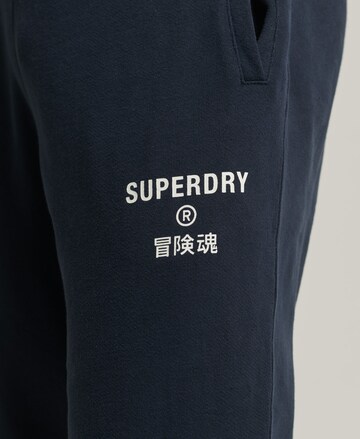 Superdry Tapered Pants in Blue