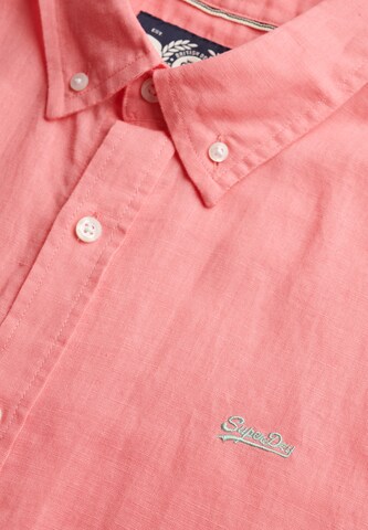 Superdry & Co Comfort Fit Hemd in Pink