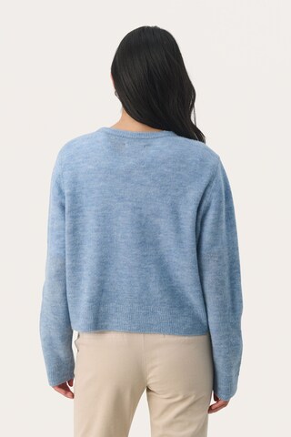 Part Two Gebreid vest 'Linika' in Blauw