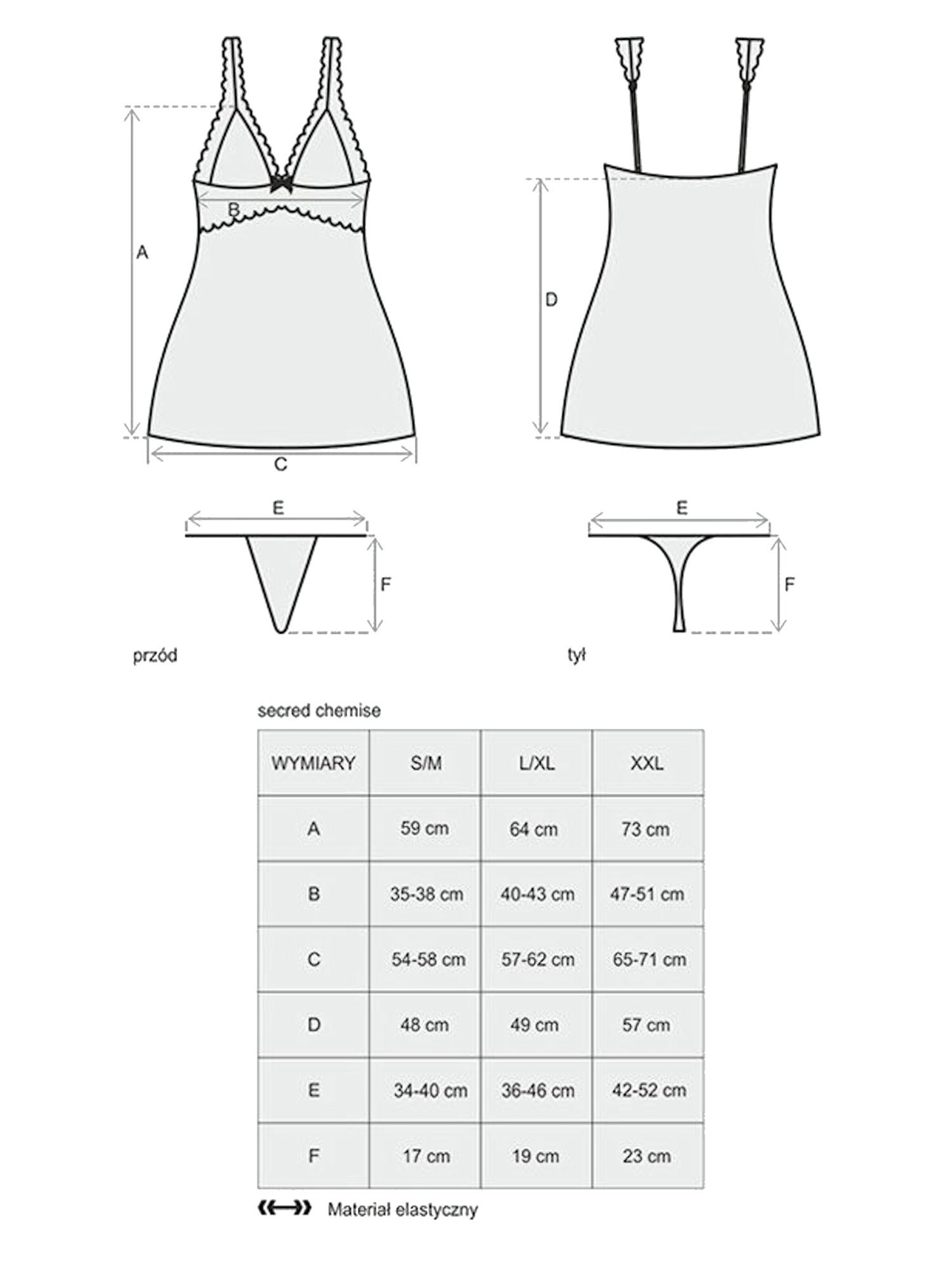 Obsessive Negligee 'Secred' in Red