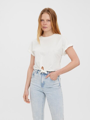 VERO MODA Shirt 'PANNA' in White: front