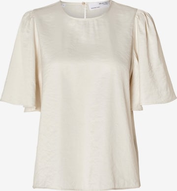 SELECTED FEMME Blouse in Beige: voorkant