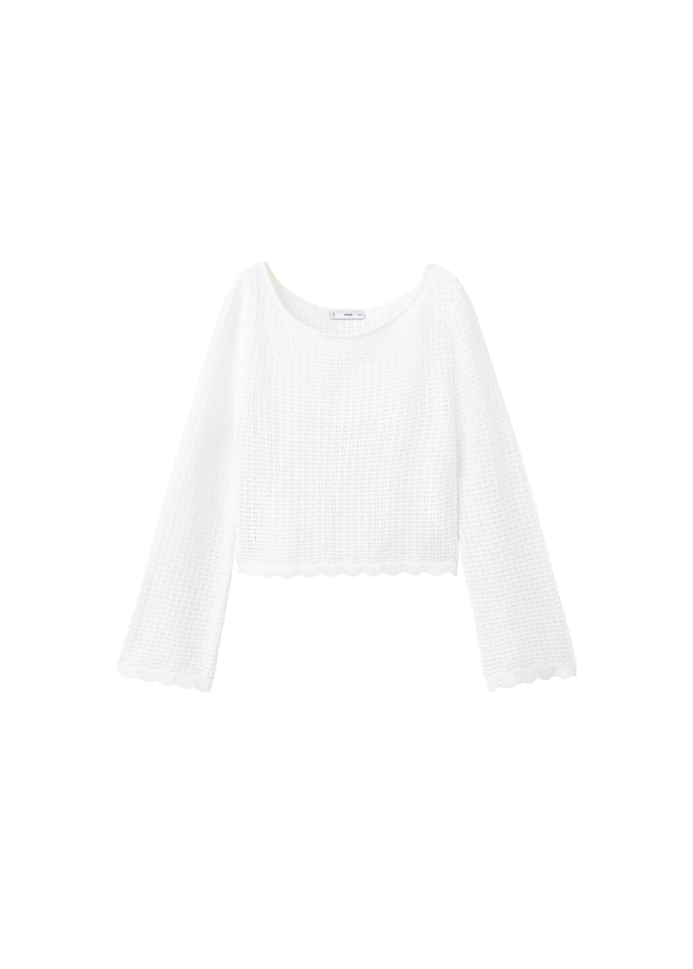 MANGO TEEN Pullover 'Cosmo' in Weiß: Vorderseite