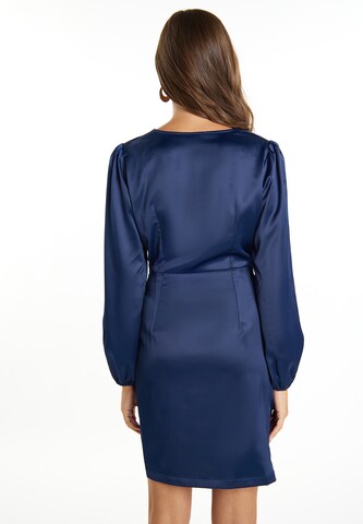 faina Cocktail Dress in Blue