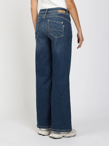 Gang Loosefit Jeans '94AMELIE WIDE ' in Blauw
