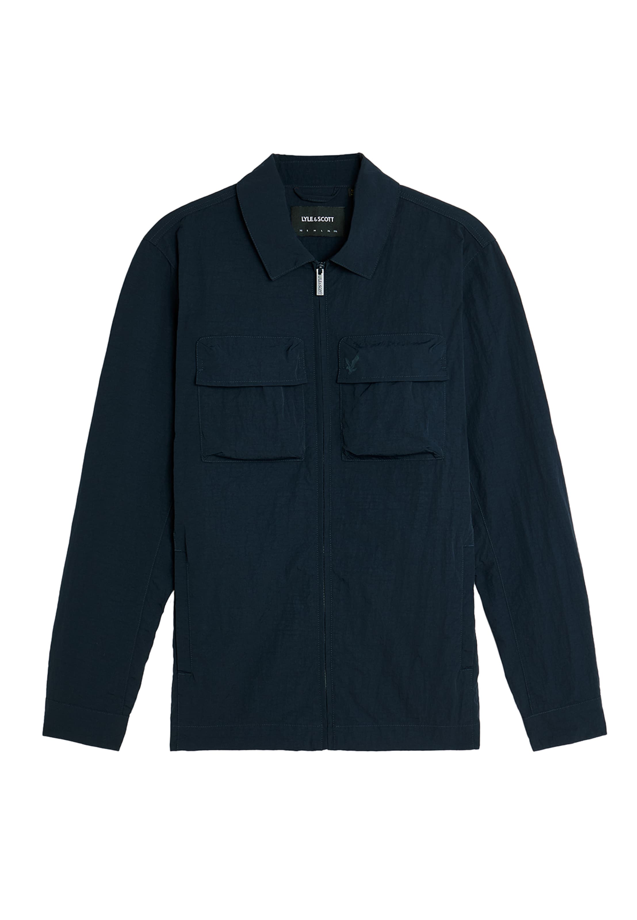 Veste mi-saison Lyle & Scott en bleu : devant