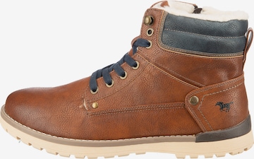 MUSTANG Lace-up boots in Brown