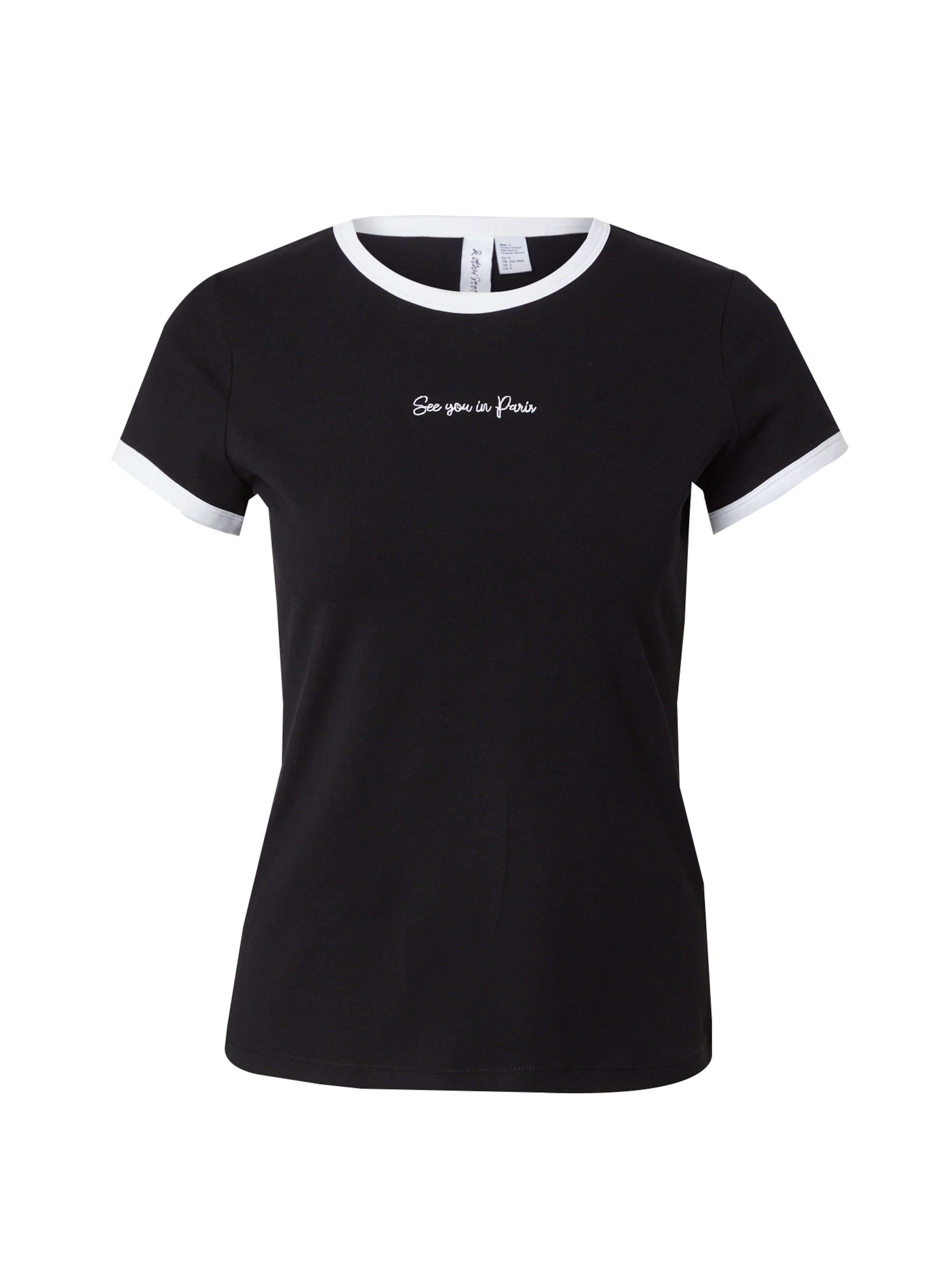 & Other Stories Tričko – černá: přední strana