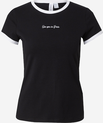 T-shirt & Other Stories en noir : devant