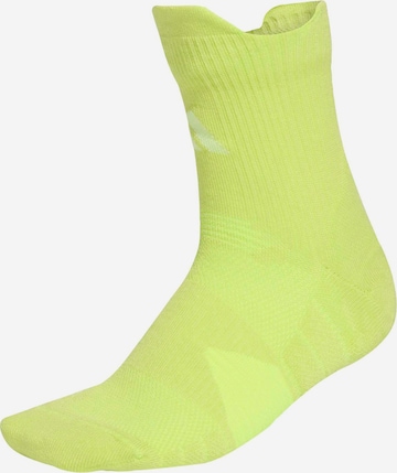 ADIDAS PERFORMANCE Sportovní ponožky 'RunxCushioned' – žlutá: přední strana