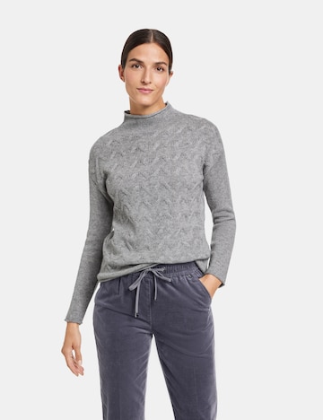 GERRY WEBER Trui in Grijs: voorkant