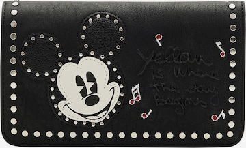 Desigual - Bolso de hombro 'Mickey Mouse' en negro: frente