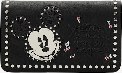 Desigual Schultertasche 'Mickey Mouse' in rot / schwarz / weiß, Produktansicht