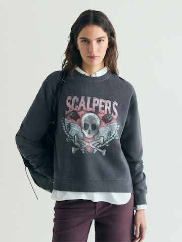 Scalpers Свитшот ' ' в Серый