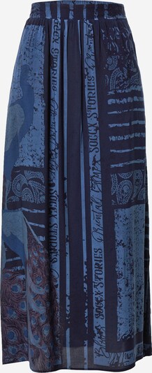 Soccx Rok in de kleur Navy / Royal blue/koningsblauw / Donkerrood, Productweergave