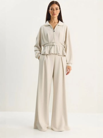 Bianco Lucci Hausanzug 'Zweiteiliges Set'‌‌‌‌‌‌‌ in Grau: Vorderseite