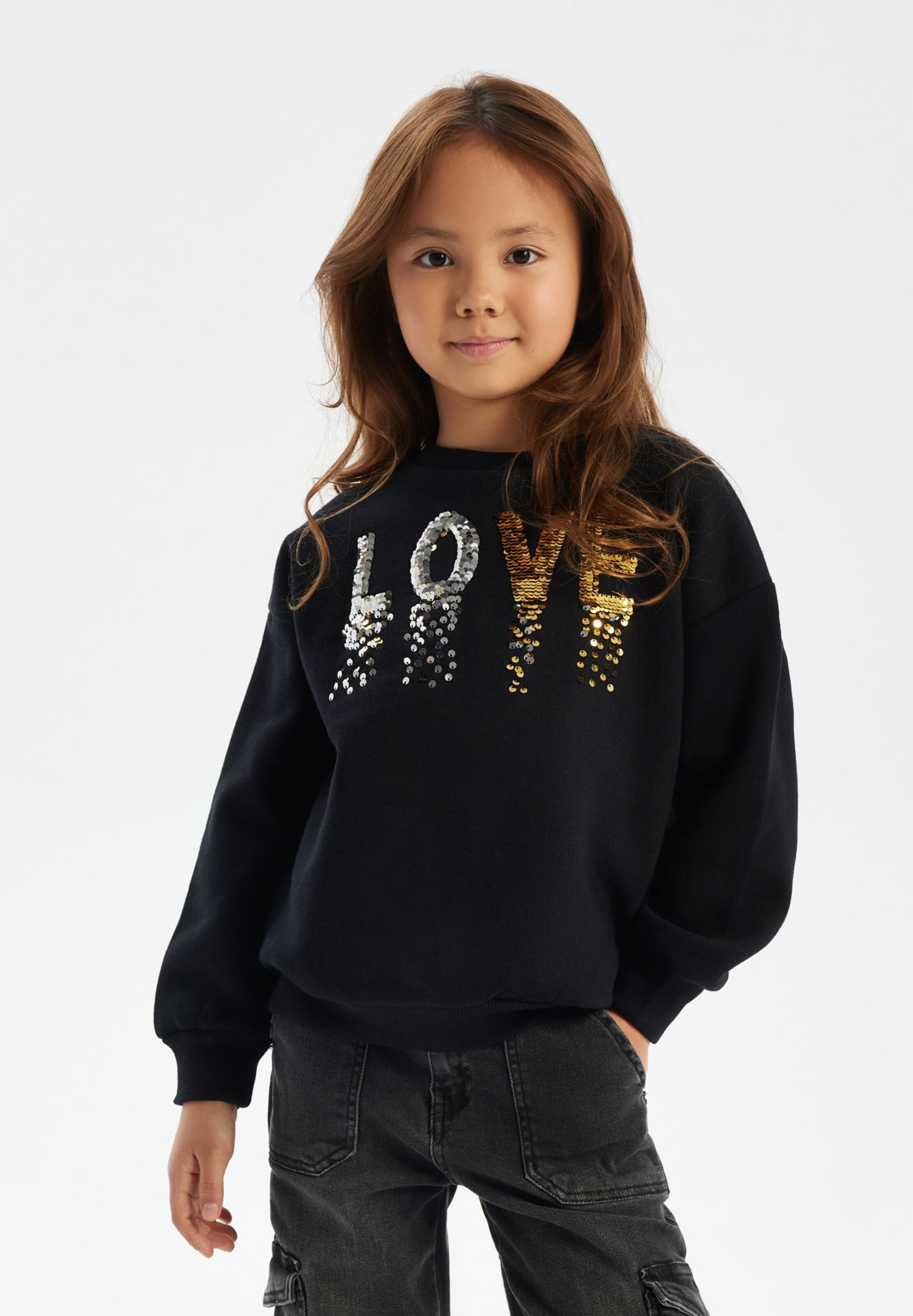 MINOTI Sweatshirt in Black: front