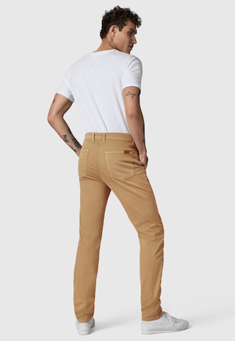 Coupe slim Pantalon chino 'Solon' Peak Time en marron