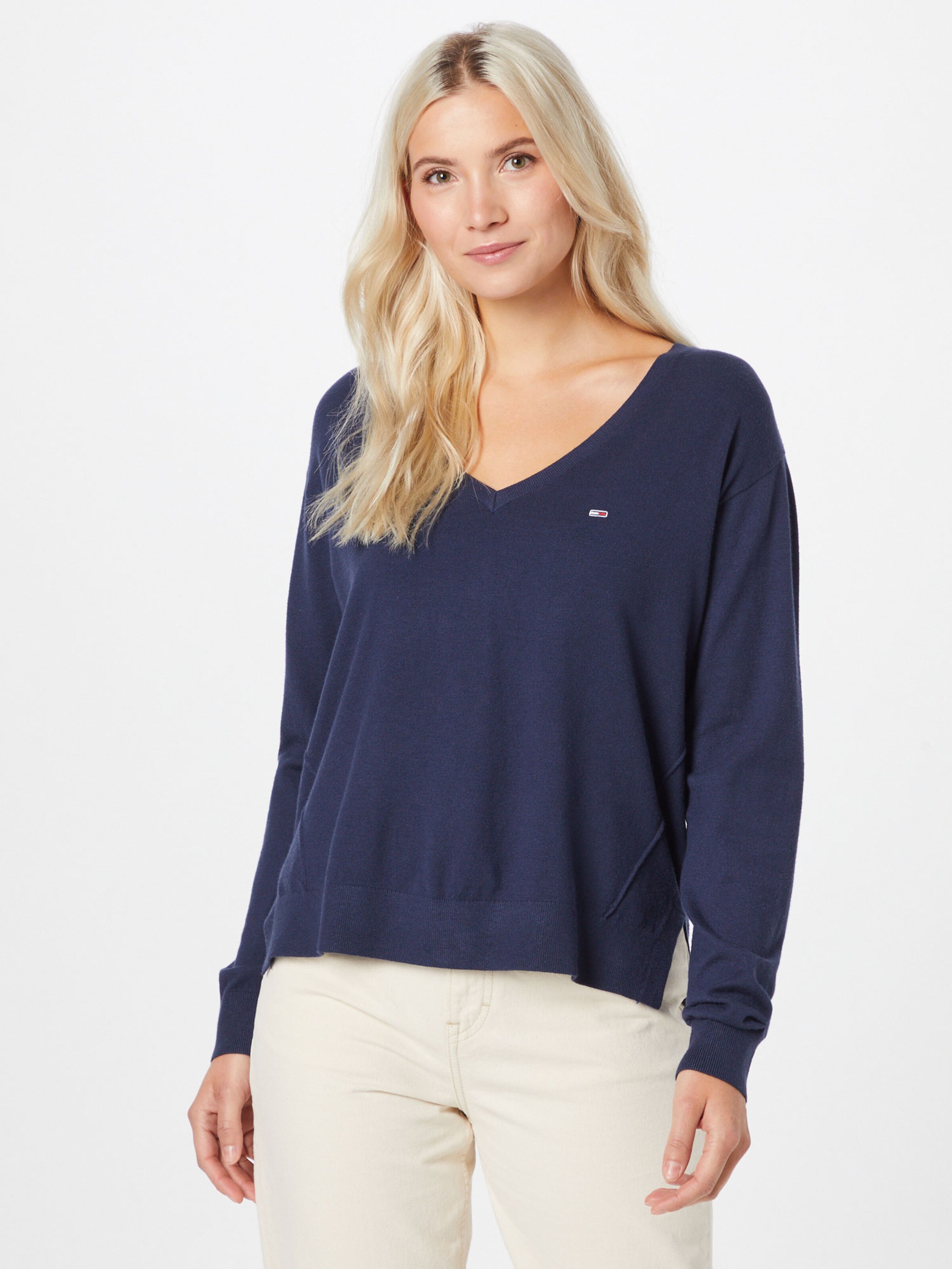 Frauen Pullover & Strick Tommy Jeans Pullover in Navy - SJ48307 Frauen Pullover & Strick Tommy Jeans Pullover in Navy - SJ48307