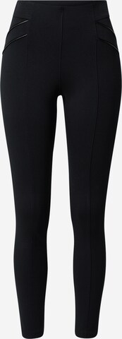 Skinny Leggings de la Wallis pe negru: față