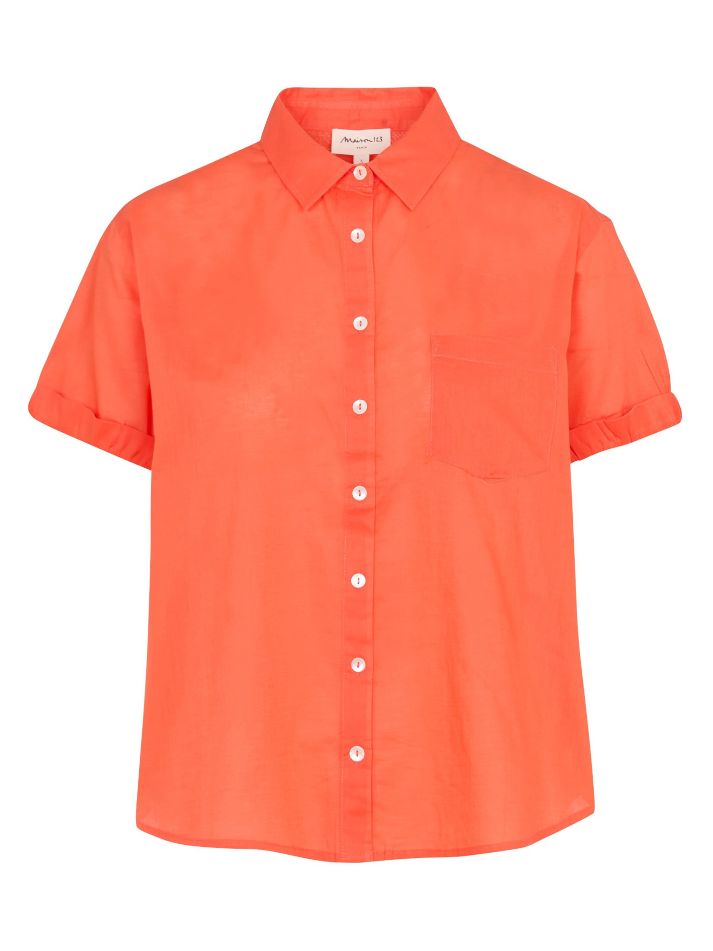 Camicia da donna 'OLINE' di Maison 123 in arancione: frontale