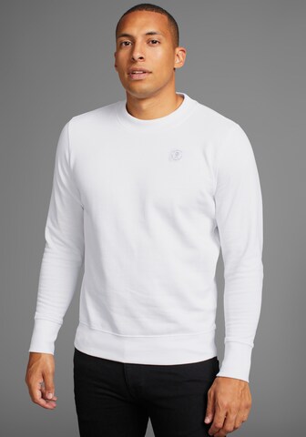 DELMAO Sweatshirt in Weiß: Vorderseite