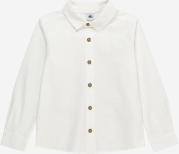 Coupe regular Chemise PETIT BATEAU en blanc : devant