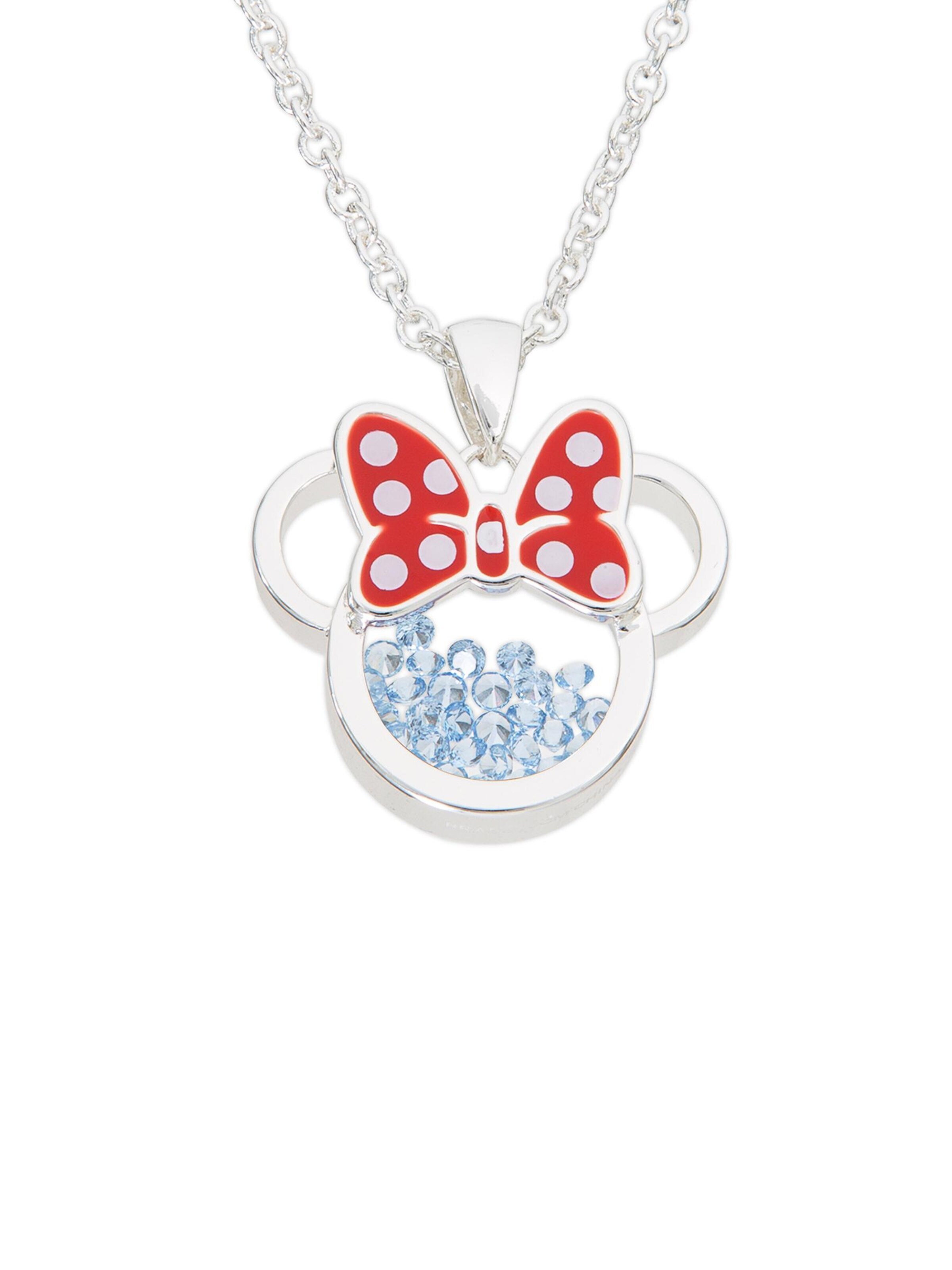 Bijou 'Minnie Mouse Geburtsstein' DISNEY en bleu
