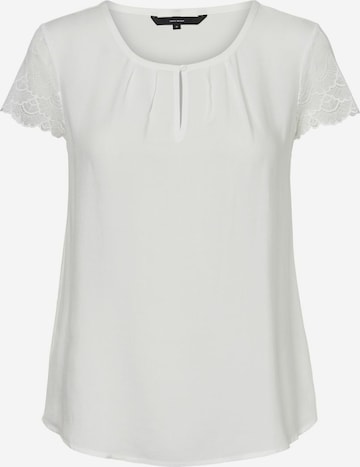 VERO MODA - Blusa 'Nina' en blanco: frente