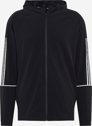 ADIDAS SPORTSWEAR Trainingsjack in Zwart: voorkant