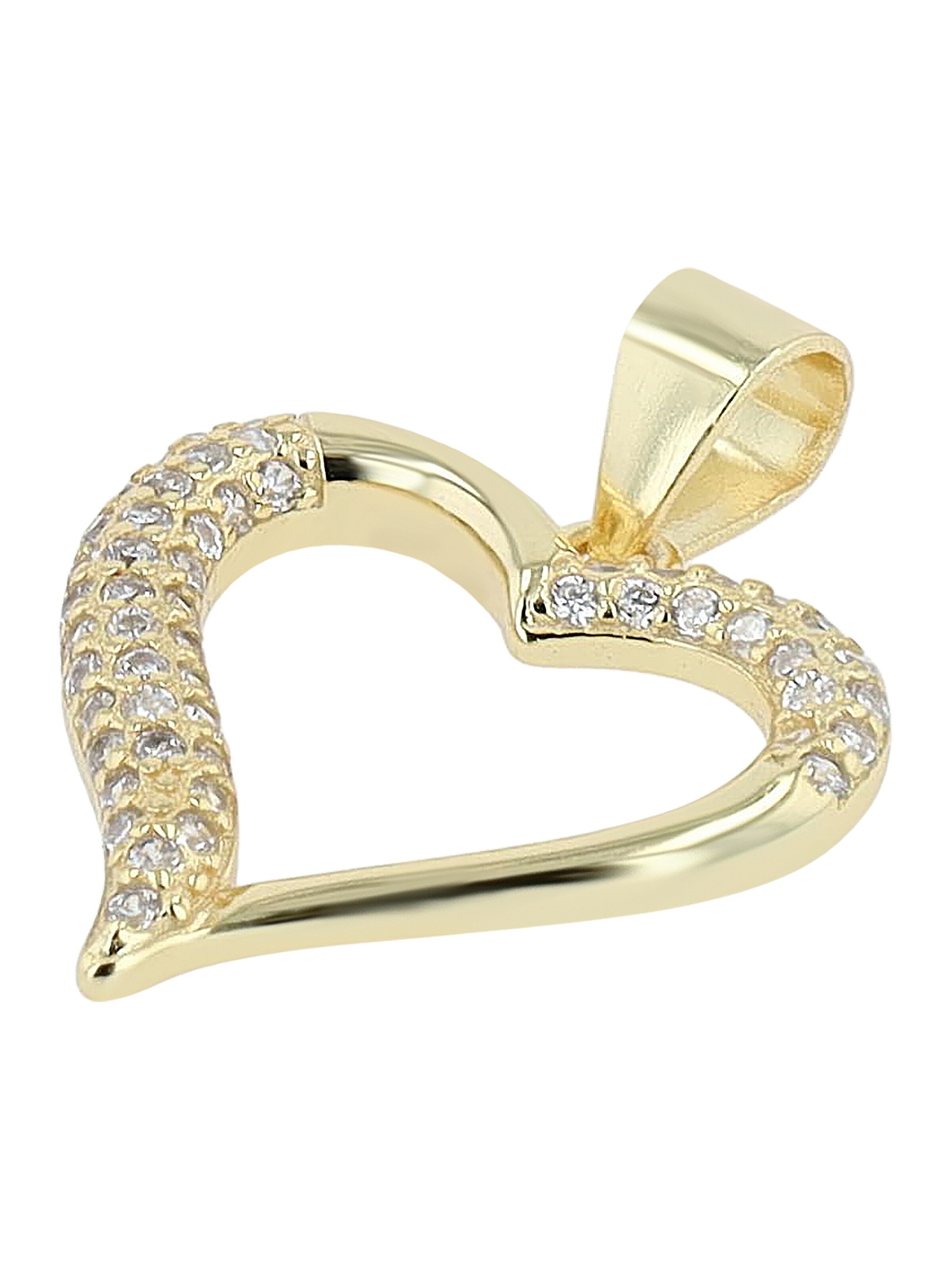 Akzent Pendant '"Watin" aus 925 Sterlingsilber, rhodiniert, langlebig' in Gold