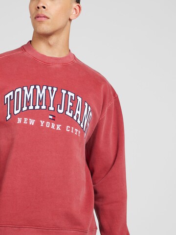 Tommy Jeans Суичър 'VARSITY' в червено