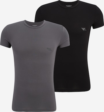 Emporio Armani Shirt in Grijs: voorkant