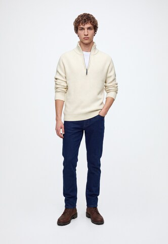 Petrol Industries Sweater in White: front