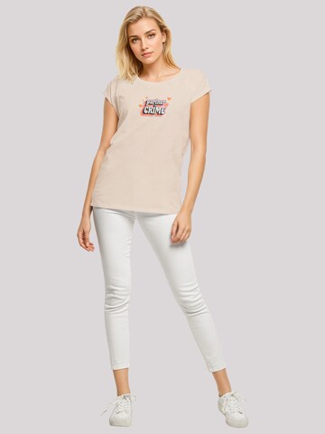 F4NT4STIC T-Shirt 'Partner In Crime Valentinstag' in Beige