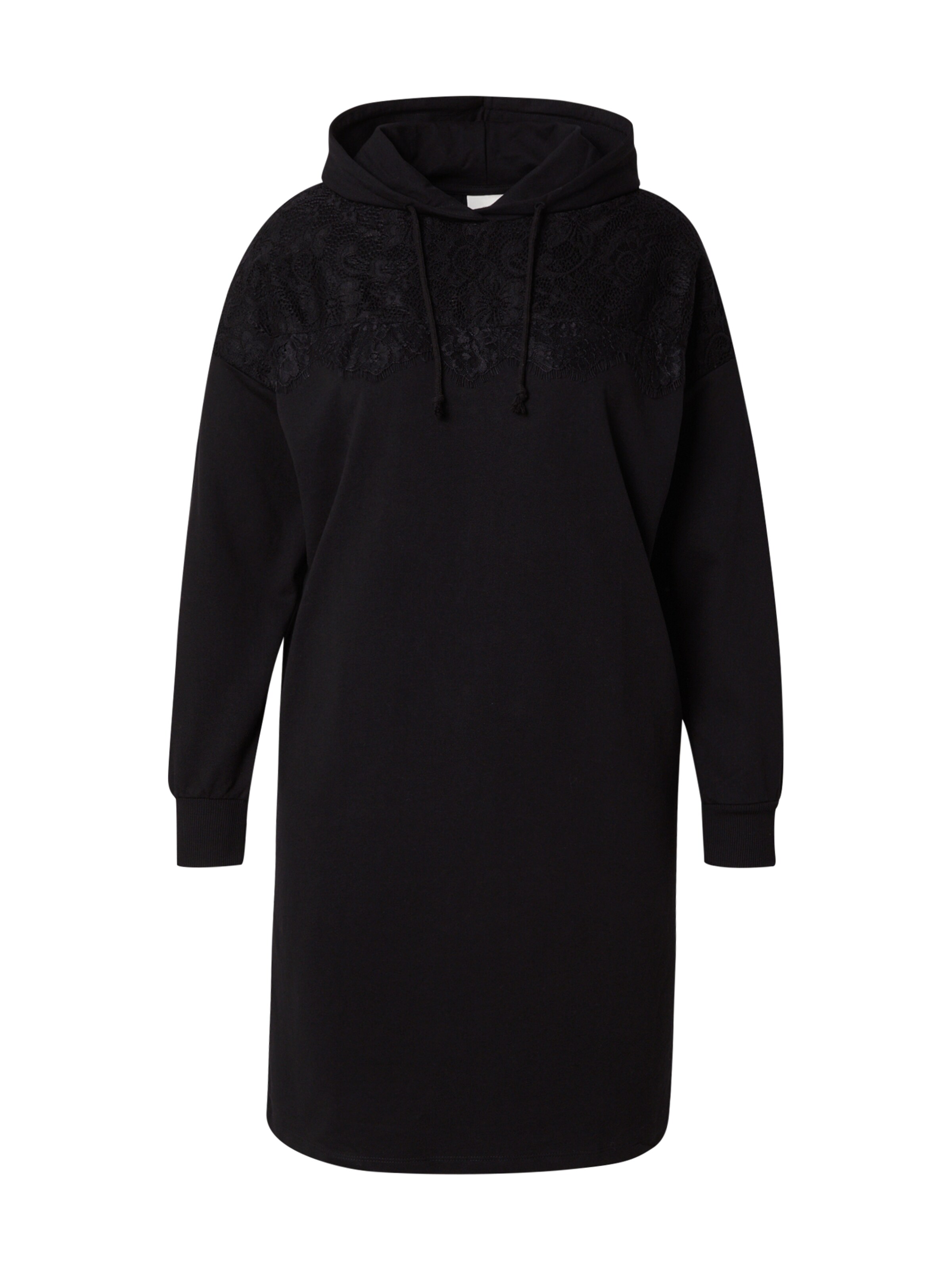 Abito 'CARLIZZY' di ONLY Carmakoma in nero: frontale