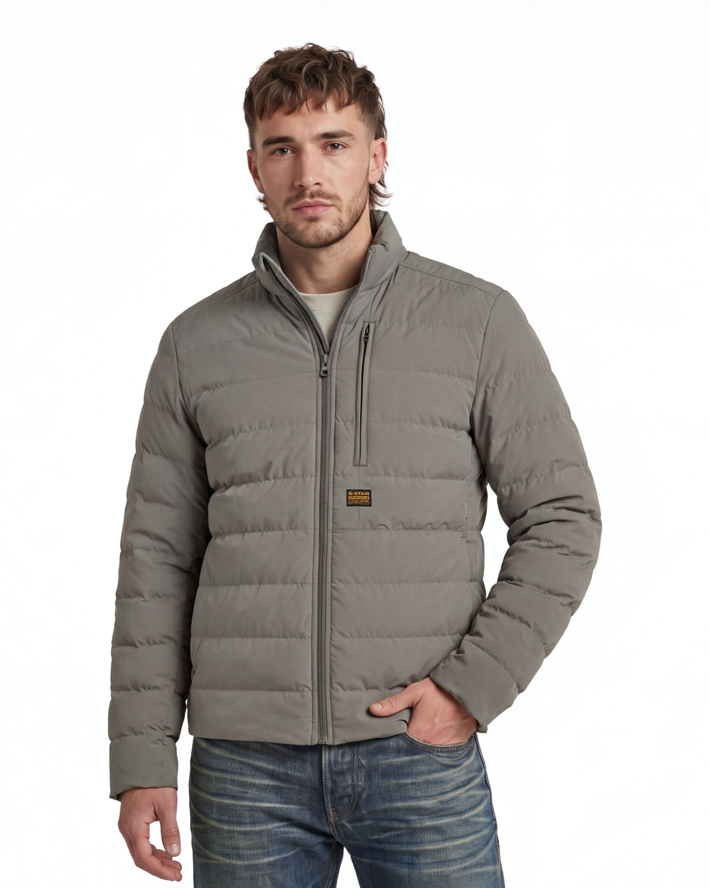 Veste mi-saison ' ' G-STAR en gris : devant