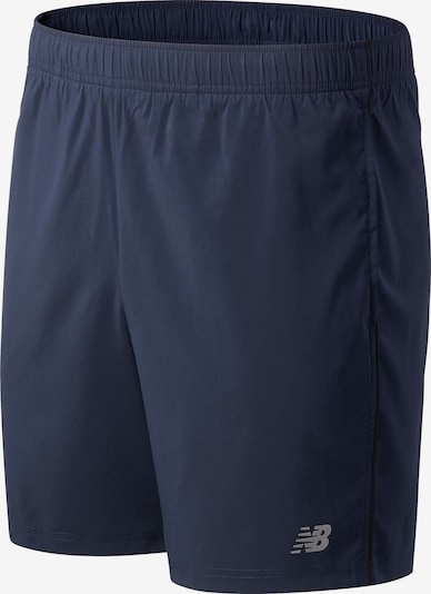 new balance Pantalon de sport 'Core Run 2' en bleu marine / gris clair, Vue avec produit