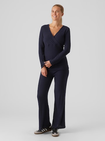 MAMALICIOUS Blouse 'Annette Tess' in Blue