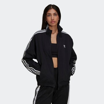 Veste mi-saison 'Adicolor Classics Lock-Up' ADIDAS ORIGINALS en noir : devant