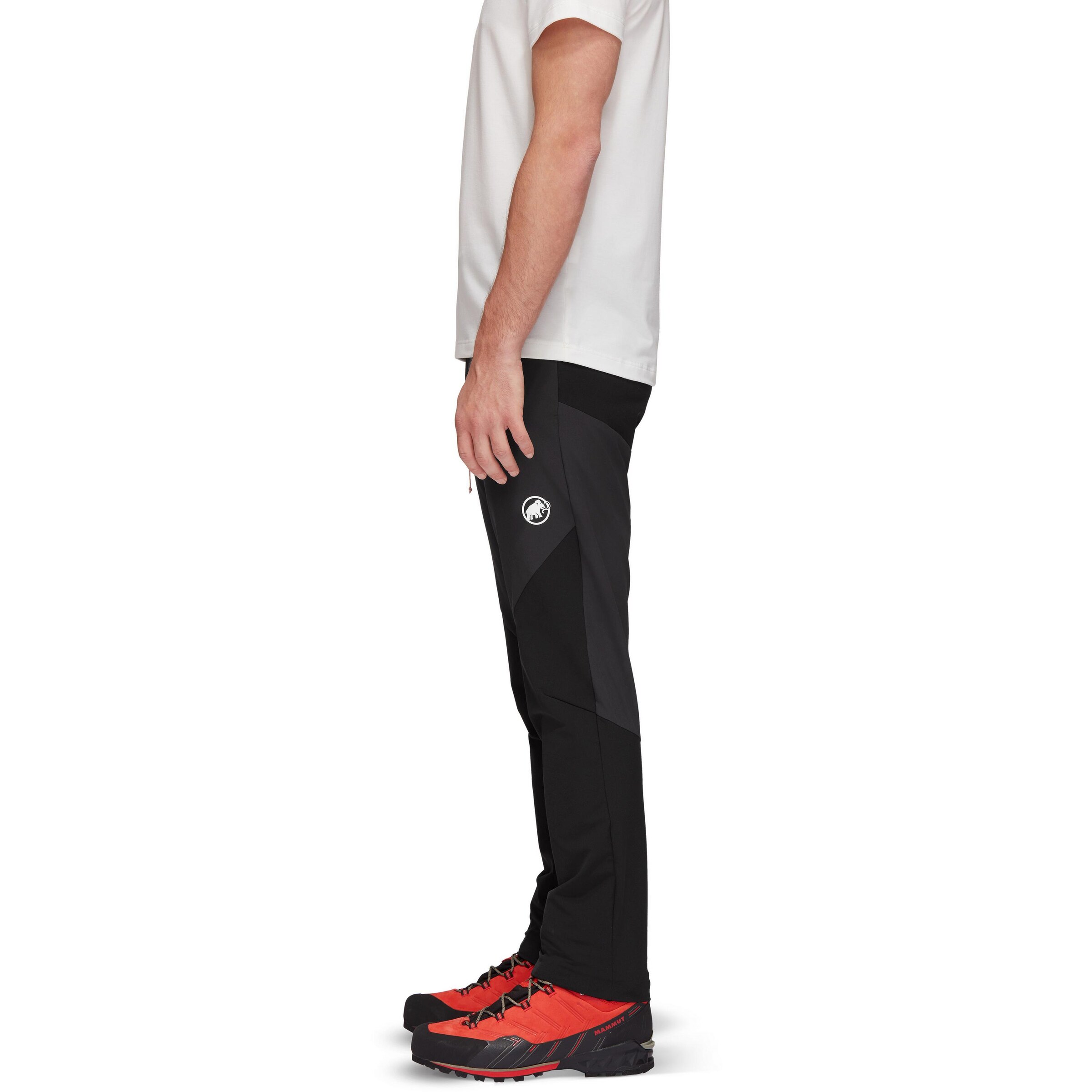 MAMMUT Regular Outdoor Pants 'Courmayeur' in Black