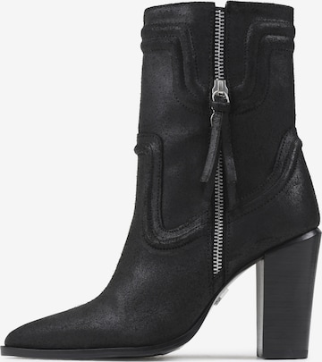 BRONX Ankle Boots ' New-Americana ' in Black: front