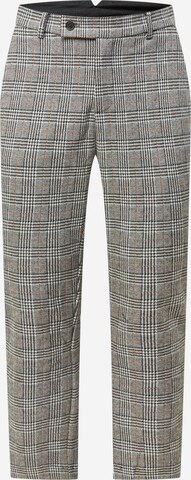 Guido Maria Kretschmer Men Regular Chino Pants 'Dave' in Grey: front