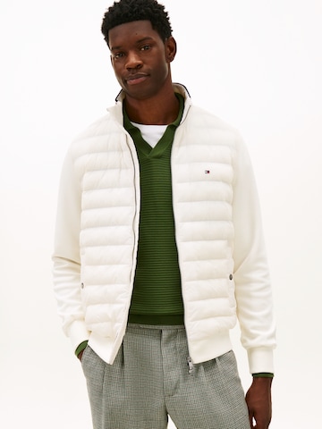 TOMMY HILFIGER Prehodna jakna 'ESS' | bež barva: sprednja stran