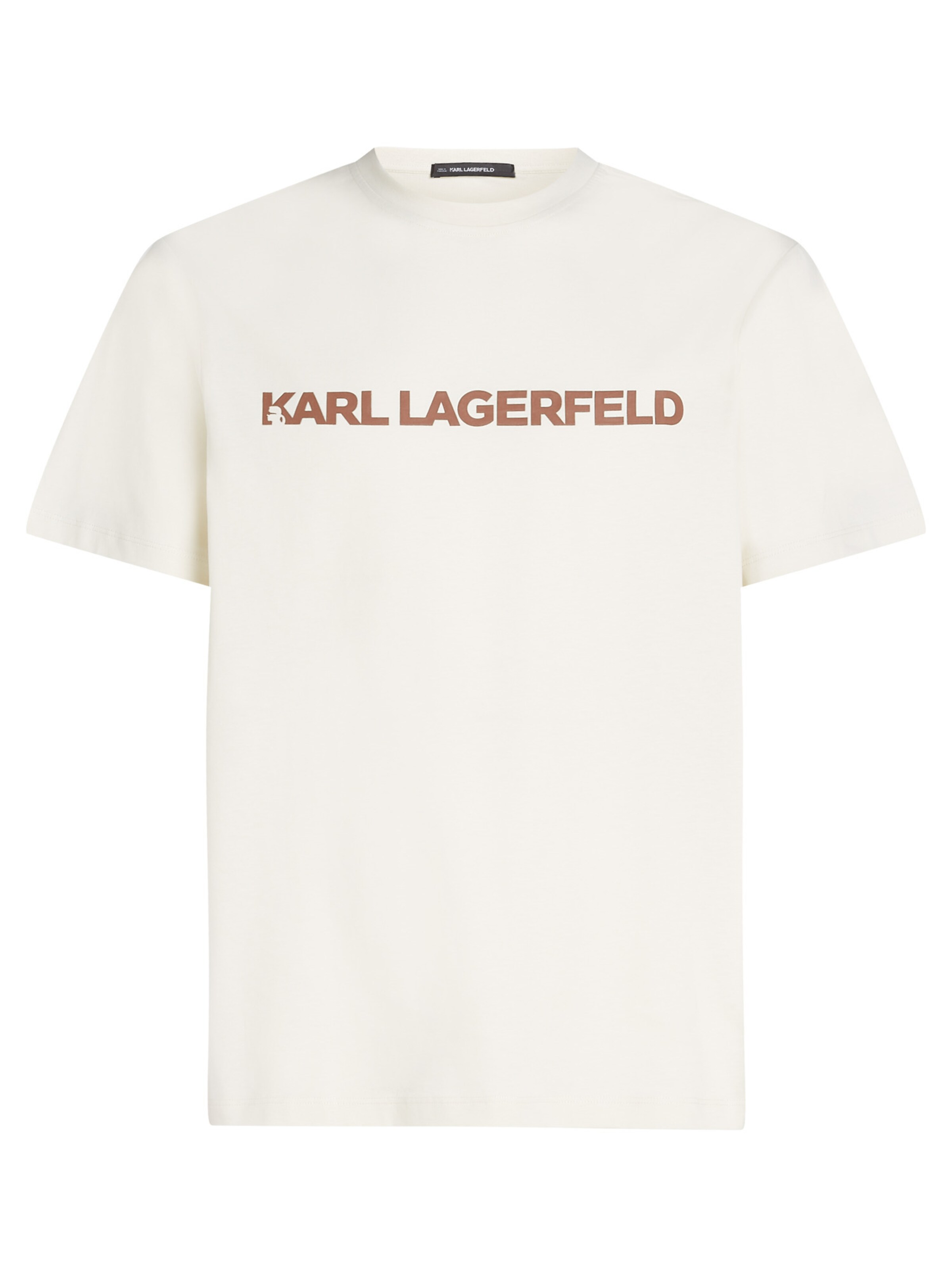 Maglietta di Karl Lagerfeld in beige: frontale