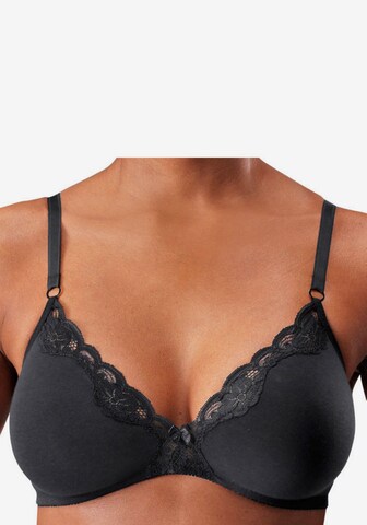 Invisible Soutien-gorge PETITE FLEUR en noir