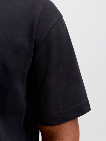 Jack & Jones Plus Shirt 'JJEBARRON' in Black