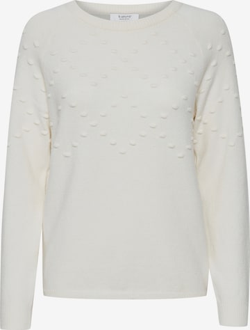 b.young Strickpullover 'BYNONINA DOT JUMPER' in Beige: predná strana